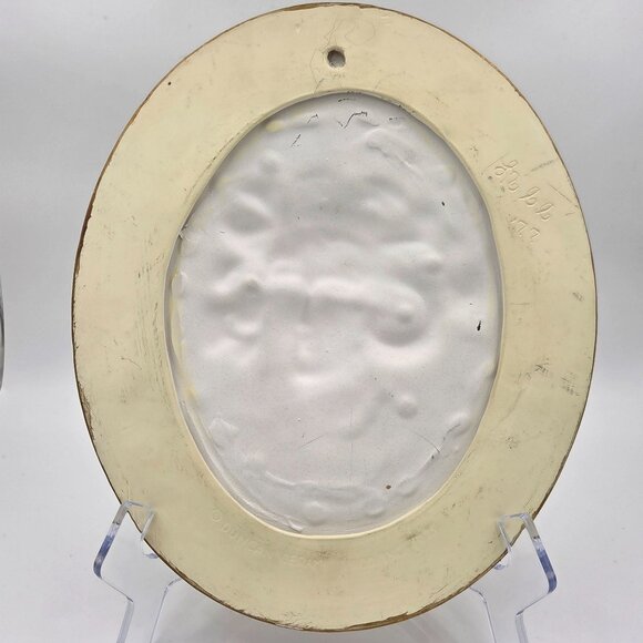 Duncan Ceramics Bas-Relief Plaster Mold Cameo Woman With Blue Bow - Picture 4 of 6